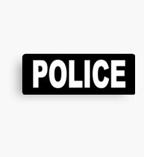 Castle - Kate Beckett - Police Canvas Print
