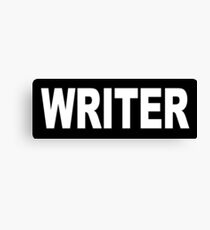 Castle - Richard Castle - Writer Canvas Print