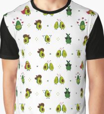 Avocado Pattern Graphic T-Shirt