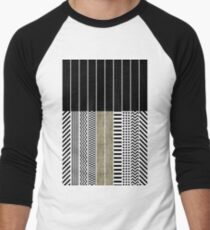 Patterns Men's Baseball ¾ T-Shirt