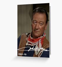 John Wayne The Duke Greeting Card