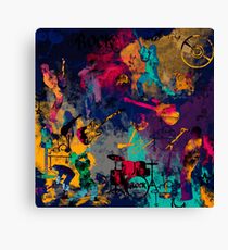Rock band Canvas Print