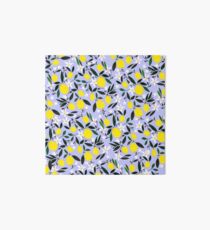 Lemons Blue Art Board