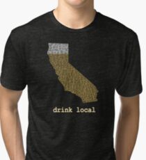 Drink Local - California Beer T-shirt Tri-blend T-Shirt
