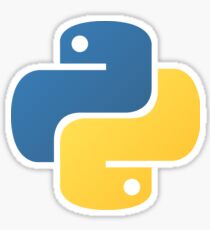Pegatina Logotipo de Python