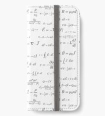 Physik - Elektromagnetismus iPhone Flip-Case/Hülle/Skin