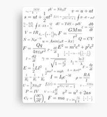 Physics Canvas Print
