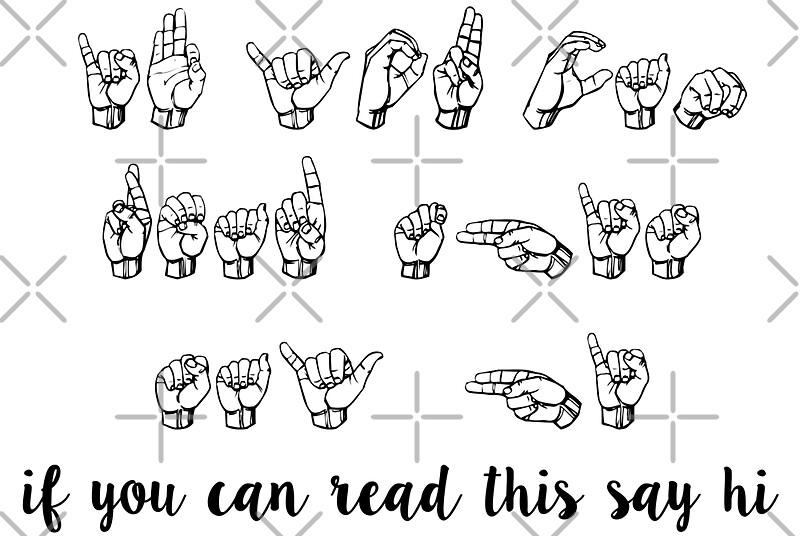 how to you say high in sign language