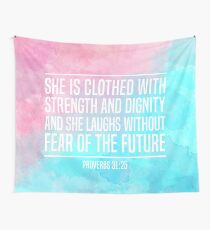 Christian Quote Wall Tapestry