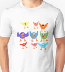Cute Birds Unisex T-Shirt