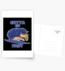 Gotta Go Fast Postcards