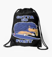 Gotta Go Fast Drawstring Bag