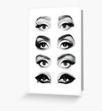 She got Haus of Gaga Eyes Greeting Card