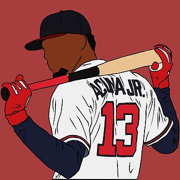  Ronald Acuña Jr. #13 Name and Number Short Sleeve