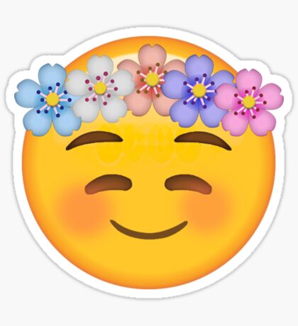 Flower Crown Emojis By Secret Emojis | Redbubble