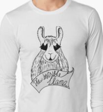 The invisible Llama Langarmshirt