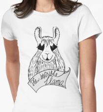 The invisible Llama Tailliertes T-Shirt