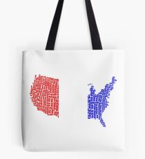 USA Flag Country Tote Bag