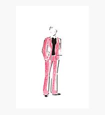 Pink H Photographic Print