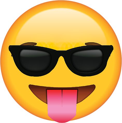  Cool  Tongue Out Secret Emoji  funny internet meme 