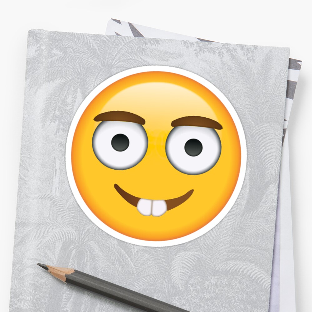 "Creepy Eyes Nerd Secret Emoji | funny internet meme ...