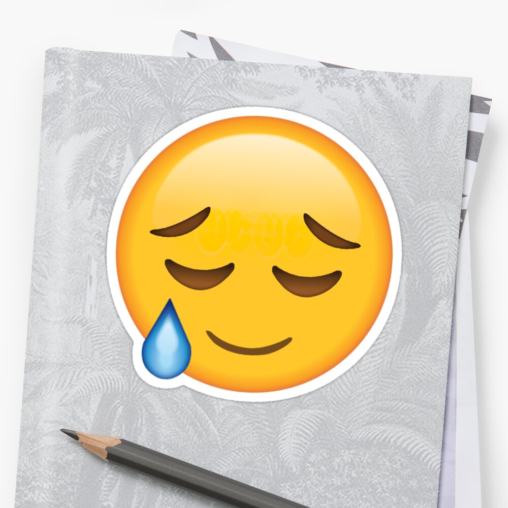 Happy Crying Grateful Secret Emoji Funny Internet Meme Stickers