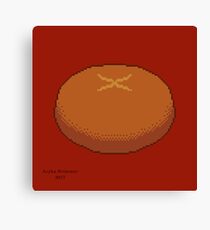 Round Bread Canvas Print