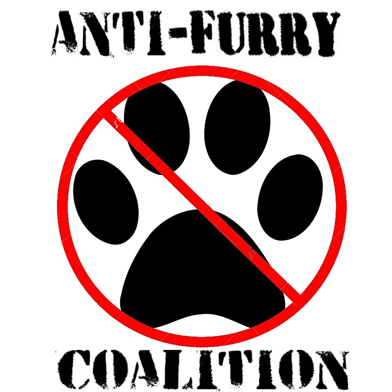 "AntiFurry Coalition" by chrome4fan  Redbubble