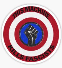 This Machine Kills Fascists Sticker