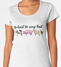 Sei nett zu jeder Art Premium Rundhals-Shirt