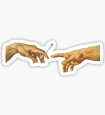 the creation of adam Sticker