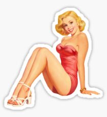 Pegatina Pin Up Girl