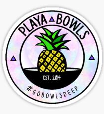 Pegatina Pastel Playa Bowls