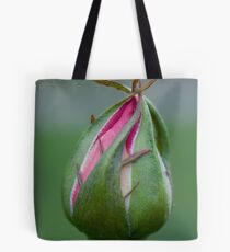 Rose Bud Twist Tote Bag