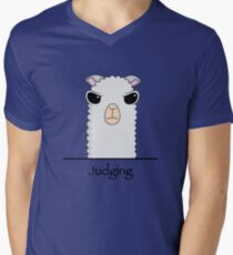 Beurteilung von Alpaka T-Shirt mit V-Ausschnitt für Männer