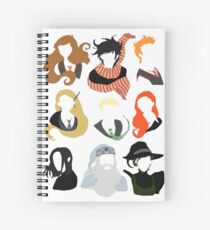 Minimalist Characters Spiral Notebook