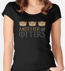 mother of otters Women's Fitted Scoop T-Shirt