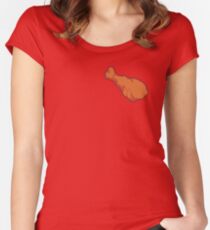 chicken wing Women's Fitted Scoop T-Shirt