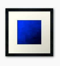 Blue bricks Framed Print