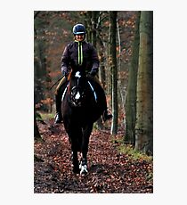 Going on a January morning ride Photographic Print