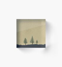 Three Trees Acrylic Block
