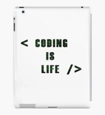 Coding Is Life iPad Case/Skin