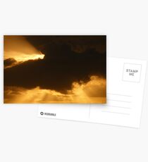 black & orange sunrise Postcards