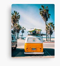 Combi van surfen Leinwanddruck