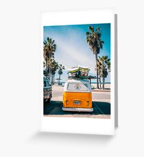 Combi van surf Greeting Card
