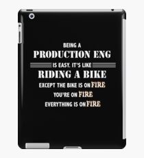 BEING A PRODUCTION ENG iPad Case/Skin