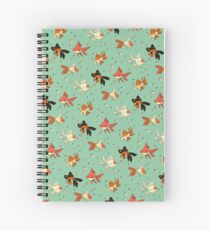 Goldfish Pattern Spiral Notebook