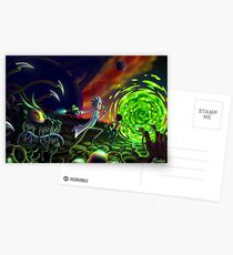 Run | Rick and Morty Postcards