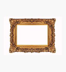 Baroque Golden Frame Photographic Print