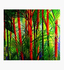 Lipstick Palms (triptych) Photographic Print